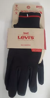 Levis INTELI Touch Glove Men XL Texting Heat Retention Active Fit Max Warmth New • $8.38