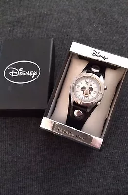Very Rare Disney's Mickey Silver Watch With Light-Up Dial • $125