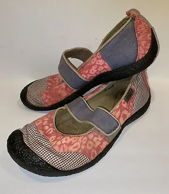 Keen Harvest Casual Slip Mary Jane Flat Women Size 9.5 1008511 Pink & Gray Print • $15