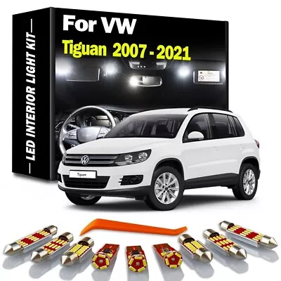 Canbus Car LED Bulbs Interior Map Light Kit For VW Volkswagen Tiguan 2007-2022 • $13.60