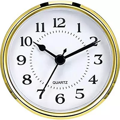 3-1/2 Inch 90 Mm Quartz Clock Fit-Up/Insert With Arabic NumeralQuartz • $10
