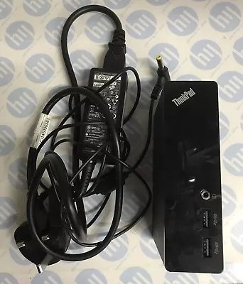 £52.99 • Buy Lenovo ThinkPad DU9019D1 USB 3.0 Docking Station Used With Power Cable