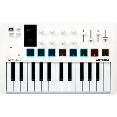Arturia MiniLab 3 Hybrid Keyboard Controller White • $109