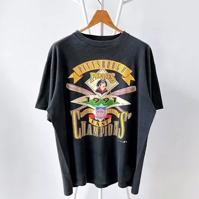 Best Price-Vintage 90s Pittsburgh Pirates MLB T-shirt Size S-5XL Gift For Fans! • $24.99