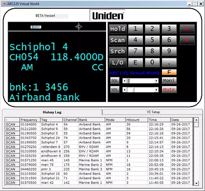 Butel ARC125 Programming Software For Uniden BC125 UBC125XLT UBC126AT AE125H • £29.99