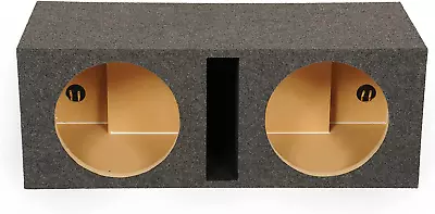 QBASS Dual 10 Inch Heavy Duty MDF Material Car Audio Subwoofer Enclosure Boxes W • $77.99