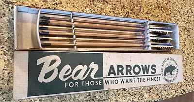 Fred Bear Vintage Bearglass Arrows A30 28 Inch 25# 9 Arrows 1960 • $129.99