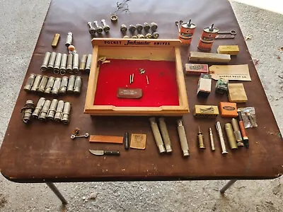 Antique Jackmaster Knife Display Loaded With Marble's BSA... • $1000