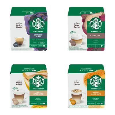STARBUCKS Nescafe Dolce Gusto Pods In A Variety Of Different Types Of Coffee • $25.71