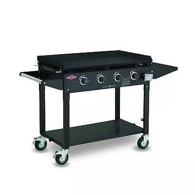 New  Beefeater Clubman Black 4 Burner BBQ & Trolley With Cast Iron Burners & Hot • $999