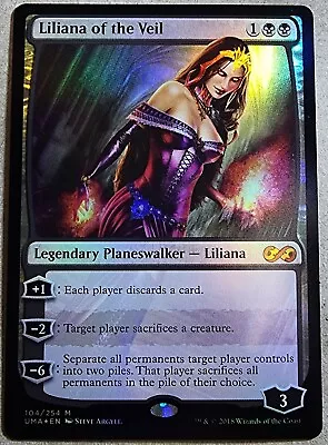 Liliana Of The Veil - Foil  #104 - Ultimate Masters Mtg • $45.99