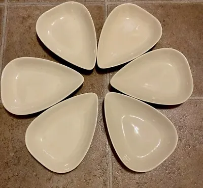 Vintage Hall 1240 Made In USA Triangle Salad Plate 8-1/2” L  X  6” W X  1-1/2” H • $25