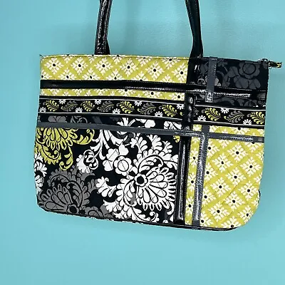 Vera Bradley Baroque Purse TOTE Patent Leather Trim Limited Edition NWOT 15x11x4 • $29.95