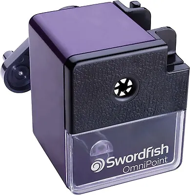 Swordfish 40305 OmniPoint Mechanical Versatile Manual Pencil Sharpener 8-12 Mm • $39.99