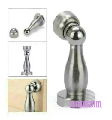 £5.85 • Buy Magnetic Door Stop Holder Catch Stops Hook Wedge Stainless Steel Door Stopper