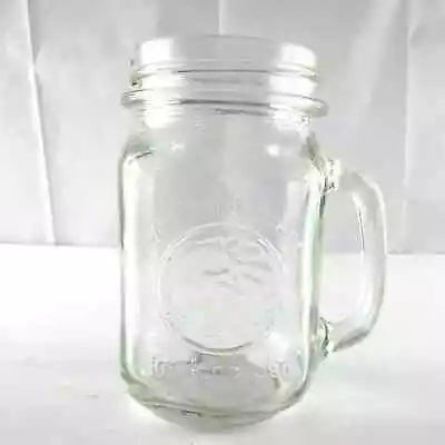 Golden Harvest 16 Ounce Mason Jar Clear Drinking Mug • $7.03
