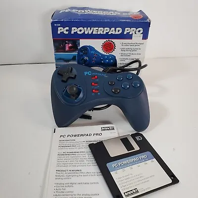 Vintage Game Controller PC PowerPad Pro 15 Pin Gamepad Controller IBM/PC • $19.99