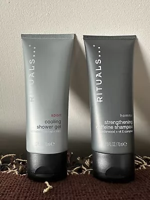 Rituals Men’s Sport Shower Gel And Caffeine Shampoo X70ml Each • £3.20