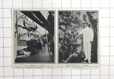£7 • Buy 1906 HMS Amethyst, Inside The Engine Room, In A Storm