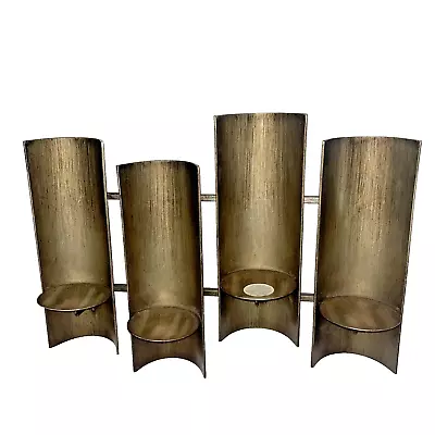 Continental Unique Metal 4 Candle Holders . Great For Collector Or Gift Set • $158