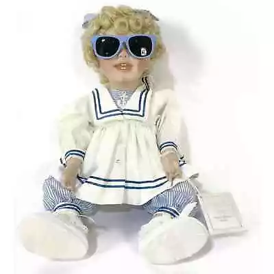 Virginia Ehrlich Turner Porcelain Doll Michelle Hamilton Collection 19  Tall  • $46.75