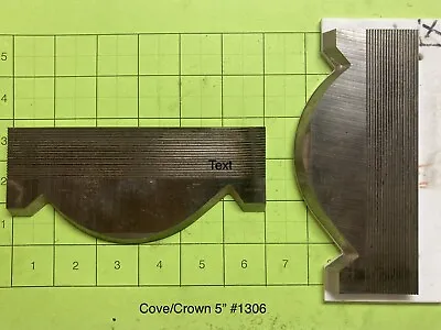 5/16 Corrugated High Speed Steel Molding Knives - Crown/Cove Molding Profile - • $99