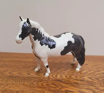 Beswick 1373 Piebald Pinto Pony 1st Version Lovely Pink Nostrils • £80