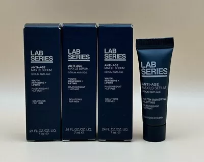 3 X Lab Series Skincare For Men Anti-Age Max LS Serum Youth Renewing Lifting 7ml • $27.50