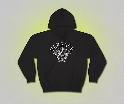 Hoodie Mens VERSACE MILANO Logo Depan Hoodie USA SIZE S-5XL • $60