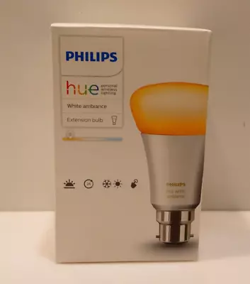 Philips Hue White Ambiance 10W B22 Extension Bulb • $17.59