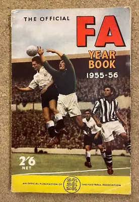 OFFICIAL FA YEAR BOOK 1955-56 Vintage Football Annual Chelsea Champions • £5.50