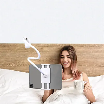 360 Flexible Lazy Arm Holder Clamp Mount For 4.7~10.5  IPad Air Pro MiniSamsung • £8.41
