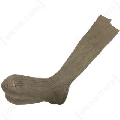 £4.25 • Buy Original Italian Coyote Boot Socks - Unissued Surplus Cotton Khaki Italy Army