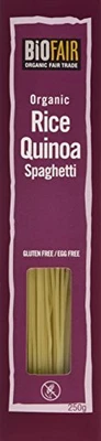 BioFair Organic Rice Quinoa Spaghetti Gluten / Egg Free 4 X 250g DATED 05/22 • £17.09