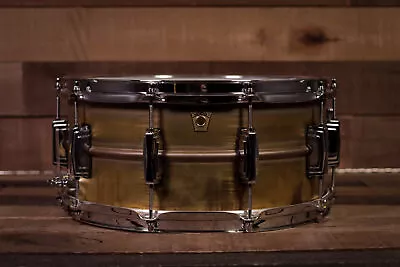 Ludwig 6.5  X 14  Raw Brass Shell Imperial Lugs • $699