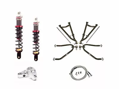 Lonestar Lsr Racing Sport +3  A-arms Elka Stage 1 Front Shocks Yamaha Raptor 250 • $1394.90