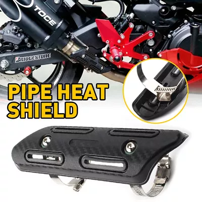 Motorcycle Motorbike Exhaust Muffler Pipe Heat Shield Cover Heel Guard Protector • $12.32