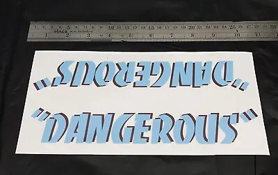 DANGEROUS BMX Decal CBR PK RIPPER GJS VDC NORMURA DB DG DK RL • $44.99