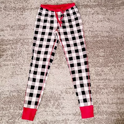 Hanna Anderson Pajama Bottoms Pants Sz XS Black Red Sleepwear Organic Cotton  • $9.99