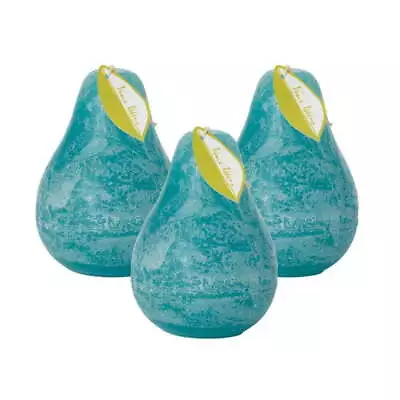 Sea Glass Timber Pear Candles - Set Of 3 • $28.99