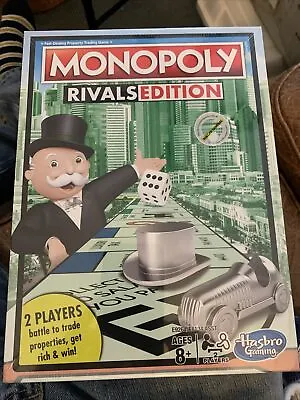 Monopoly Rivals Edition Board Game Hasbro Gaming 2 Players HSBE9264 • $7.50