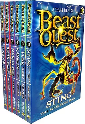 Beast Quest Series 3 By Adam Blade: 6 Books - Ages 7-9 - Paperback • £14.99