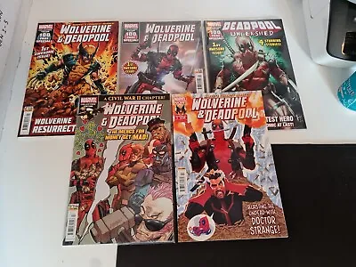 5x Marvel Collectors Edition Deadpool Comic Books (Marvel 2019) • £19.99