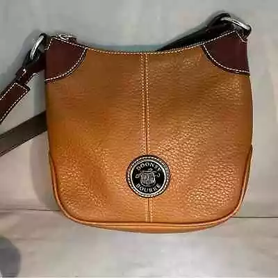 Dooney & Bourke Shoulder Bag Pre-owned Tan & Brown Leather Casual • $40