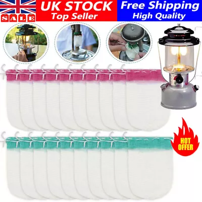 1/10/20/30PCS Lamp Mantles Single Head Coleman Lantern Gas Lantern Mantles S/L🔥 • £5.43