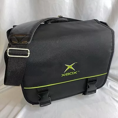 Vintage Official Original Microsoft XBOX Console System Bag Travel Carrying Case • $54.99