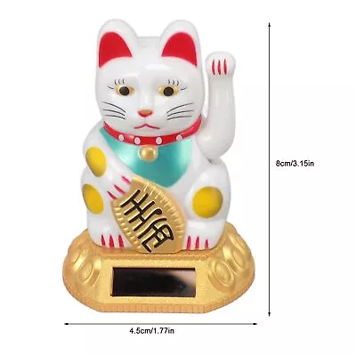 Chinese Cat Decoration Lucky Cat Decoration Eco Friendly Waving Arm For Home • $15.19