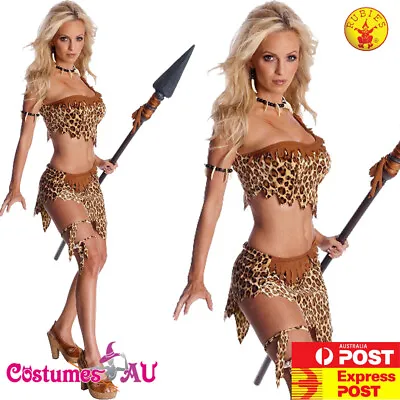 Womens Jane Secret Wish Costume Tarzan Jungle Safari Halloween Sexy Fancy Dress • $35.14