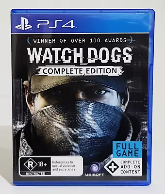 Watch Dogs Complete Edition (Includes Manual) PlayStation 4 (PS4) • $22.95