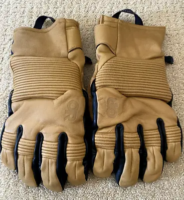 Outdoor Research OR Point N Chute Gore-Tex Sensor Leather Gloves - Sz L - EXC • $59.95